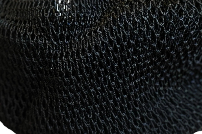 African Fabs African Net Sponge Sapo Black