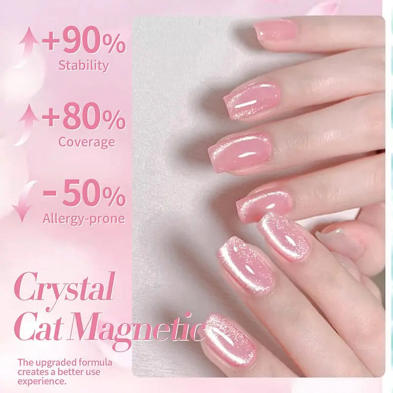 Born Pretty Crystal Cat Magnetic Gel MY40 Myrtle