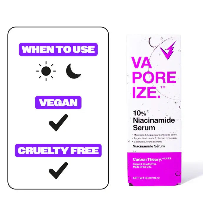 Carbon Theory VaPOREize 10% Niacinamide Serum