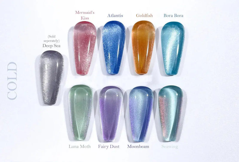 Crisania Neri Sea x Sky Magnetic Cat Eye Gel Polish Bora Bora