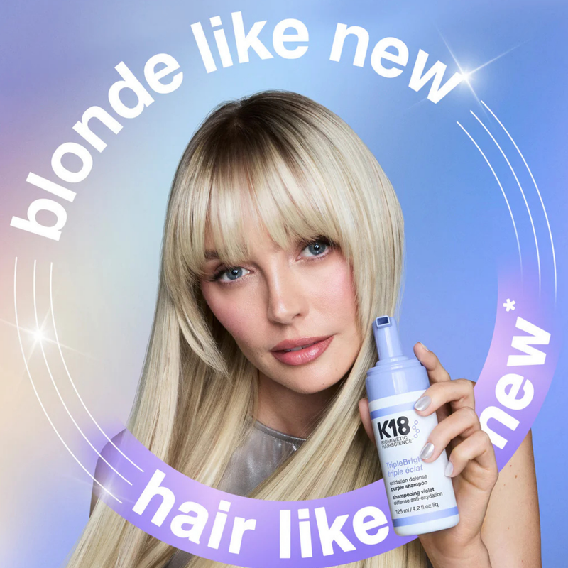 K18 Hair TripleBright Oxidation Defense Purple Shampoo