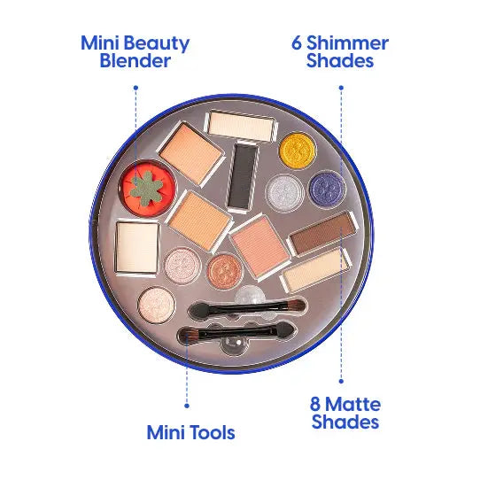 Kara Beauty Royal Dansk® Cookie Tin Creative Beauty Palette