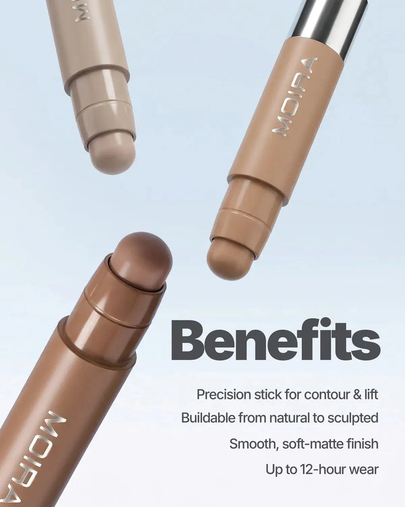 Moira Precision Sculpt Stick Bronzer & Contour 007 Shape