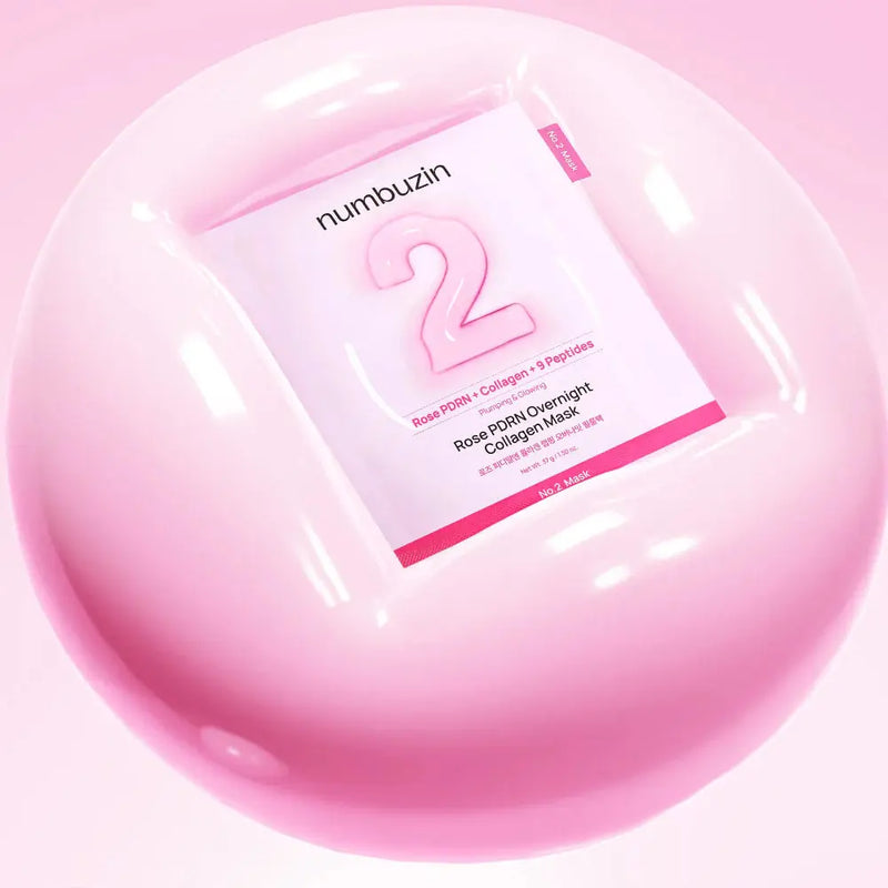 Numbuzin No.2 Rose PDRN Overnight Collagen Mask