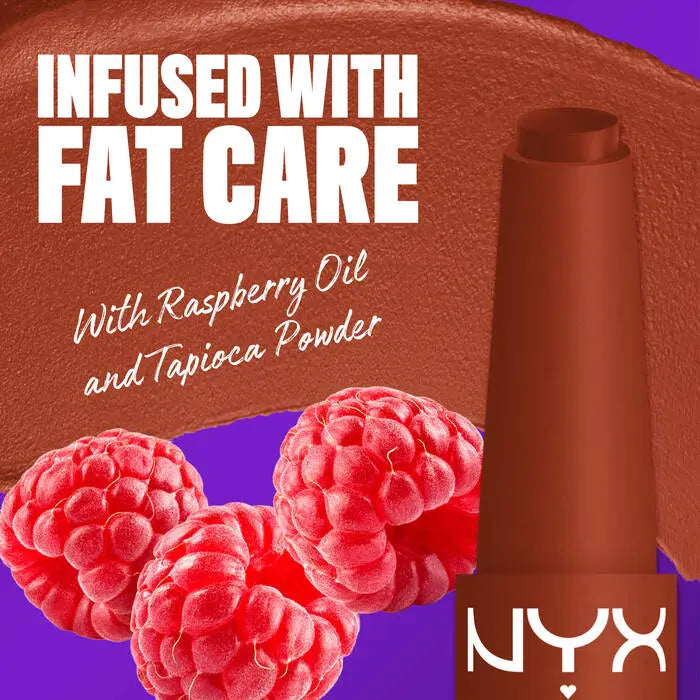 NYX Professional Makeup Fat Matte Smooth Color Lipstick Beary Nude