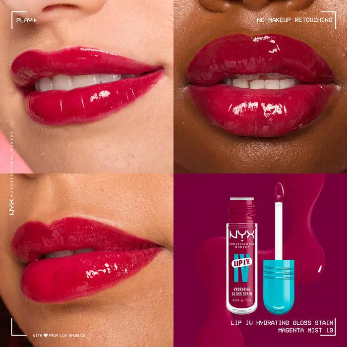NYX Professional Makeup Lip IV Hydrating Gloss Magenta Mist