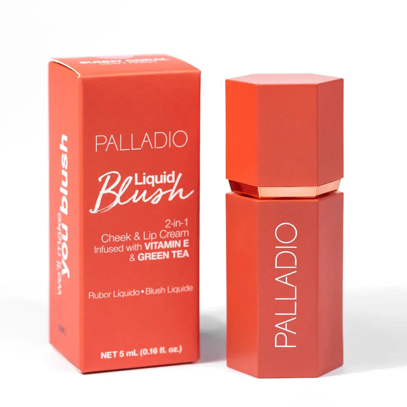 Palladio Beauty Liquid Blush Sunny Coral