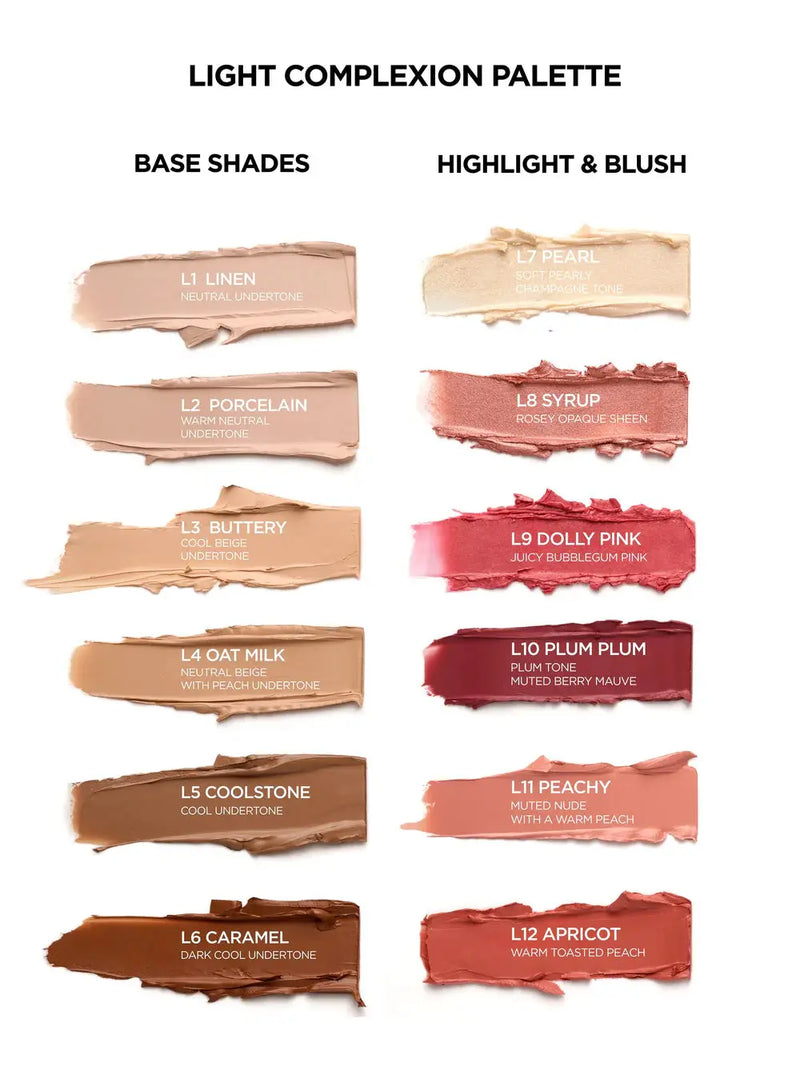 Sosu Cosmetics Complete Canvas Complexion Palette Light