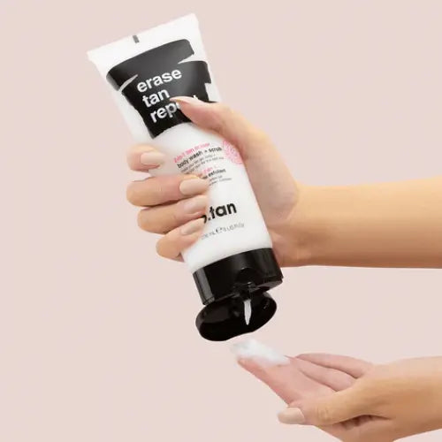 B.tan Erase Tan Repeat 2 in 1 Tan Eraser Body Wash + Scrub