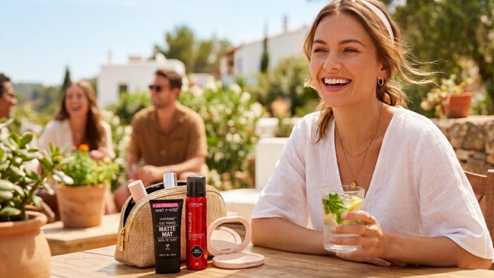  zweet-proof make-up in de zomer | Boozyshop | sweat proof makeup in summer