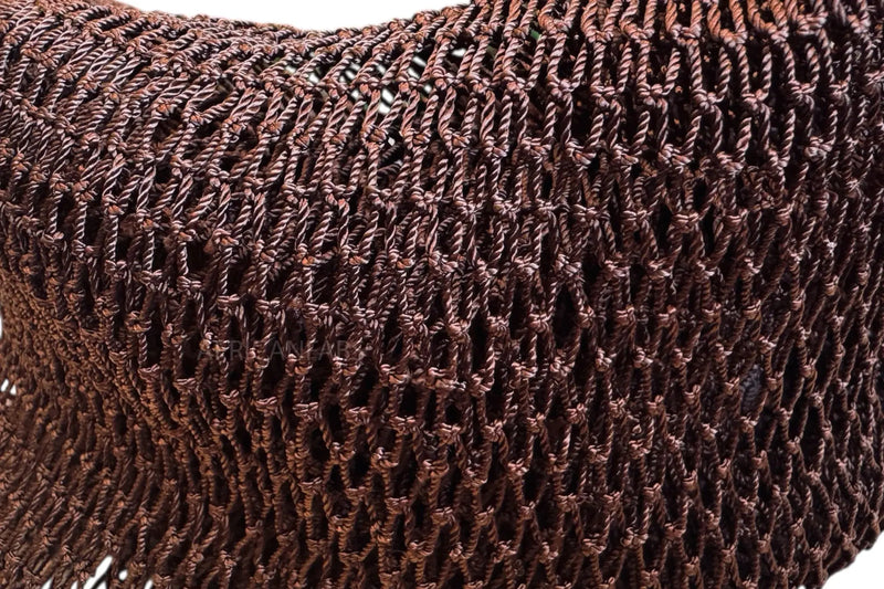 African Fabs African Net Sponge Sapo Hickory Brown