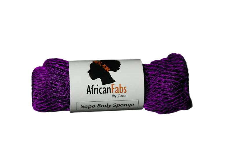 African Fabs African Net Sponge Sapo Purple