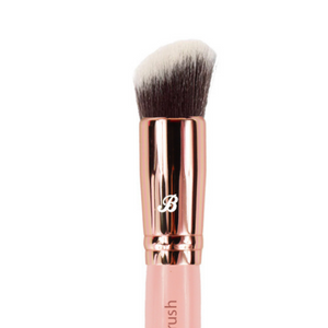 Boozyshop Pink & Rose Gold Angled Blending Brush