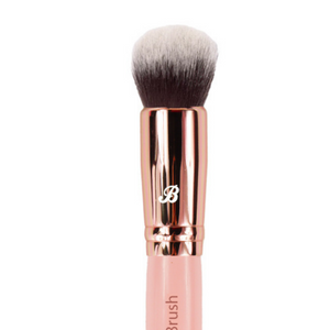 Boozyshop Pink & Rose Gold Large Angled Buffer Brush