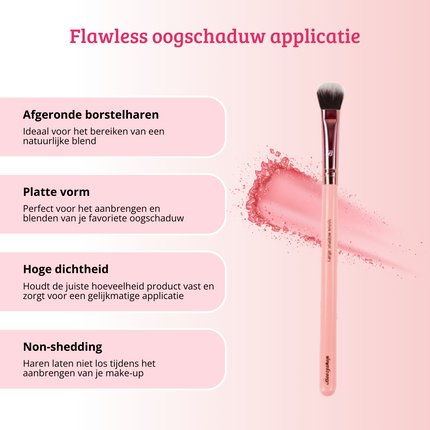 Boozyshop Pink & Rose Gold Large Shadow Brush