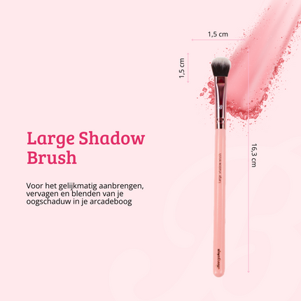 Boozyshop Pink & Rose Gold Large Shadow Brush