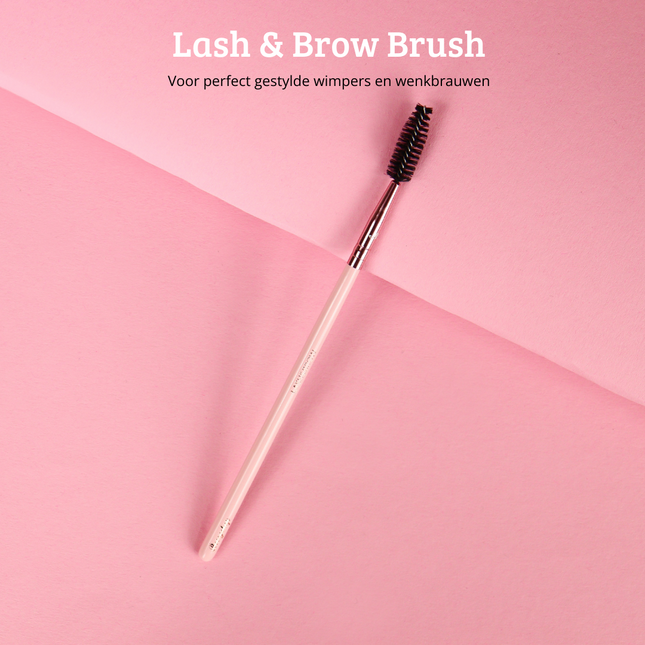 Boozyshop Pink & Rose Gold Lash & Brow Brush