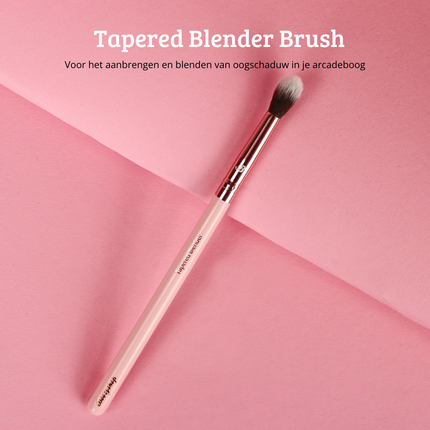 Boozyshop Pink & Rose Gold Tapered Blender Brush