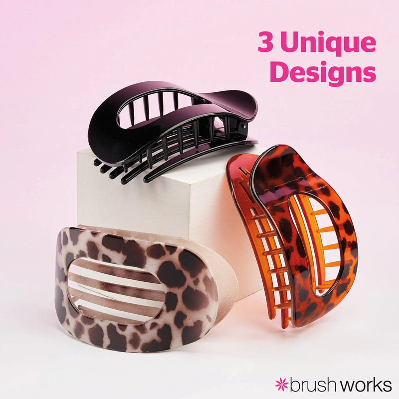 Brushworks Flat Claw Clips