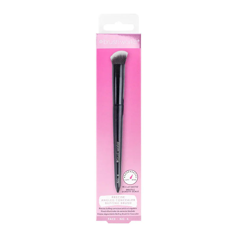 Brushworks No. 8 Precise Angled Concealer Buffing Brush