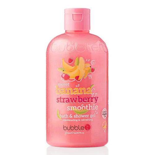 Bubble T Cosmetics Bath & Shower Gel In Strawberry & Banana