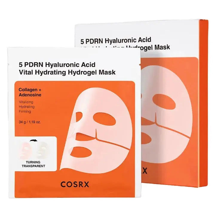 COSRX 5 PDRN Hyaluronic Acid Vital Hydrating Hydrogel Mask 3-Pack
