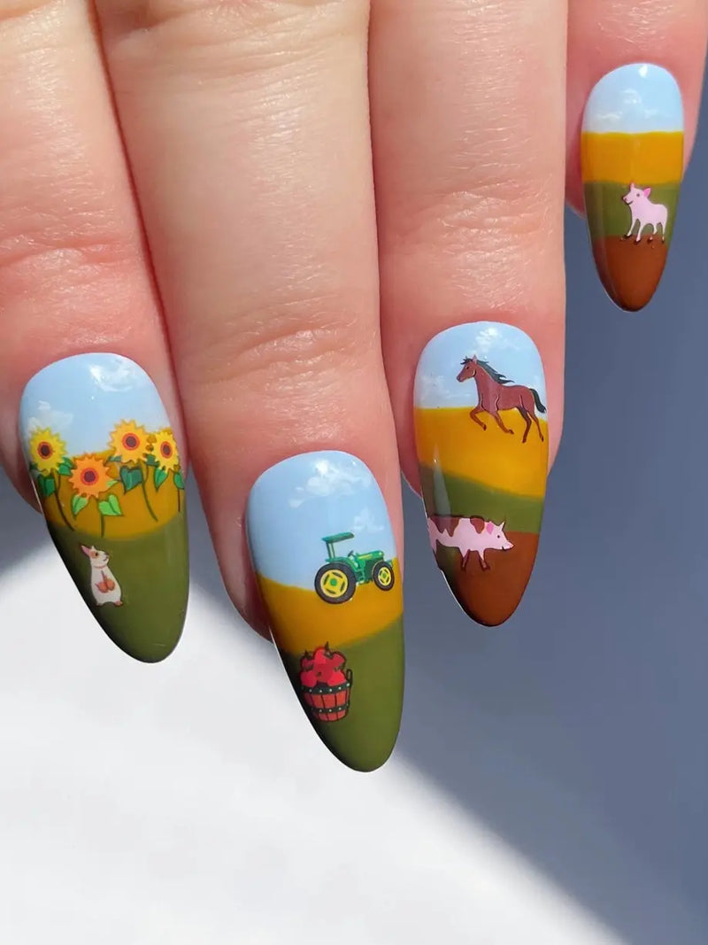 Deco Beauty Nail Art Stickers Sunflower Farm