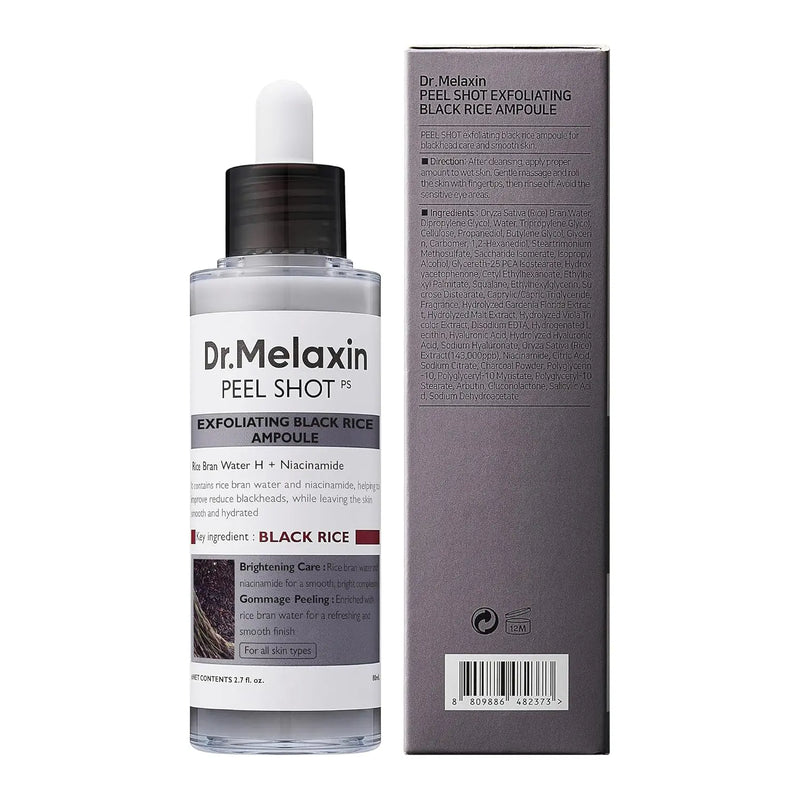 Dr. Melaxin Peel Shot Exfoliant Black Rice Ampoule