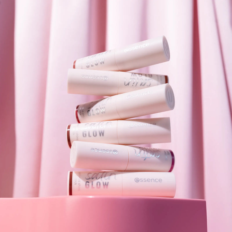 Essence Satin Glow Luminous Shine Lipstick 01 Whole Latte Love