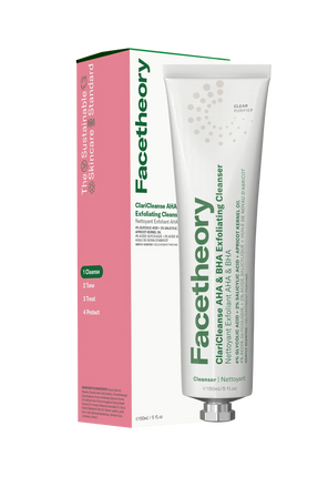 Facetheory ClariCleanse AHA & BHA Exfoliating Cleanser Gently Scented