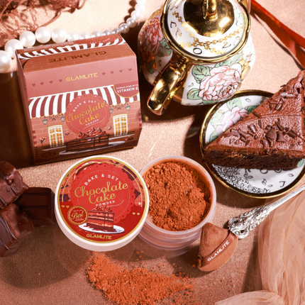 Glamlite Chocolate Cake Bake & Set Powder