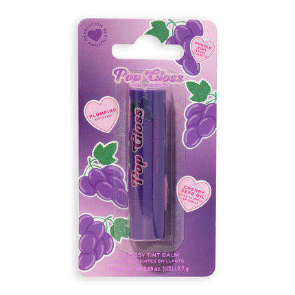 I Heart Revolution Pop Gloss Balm Grape Purple