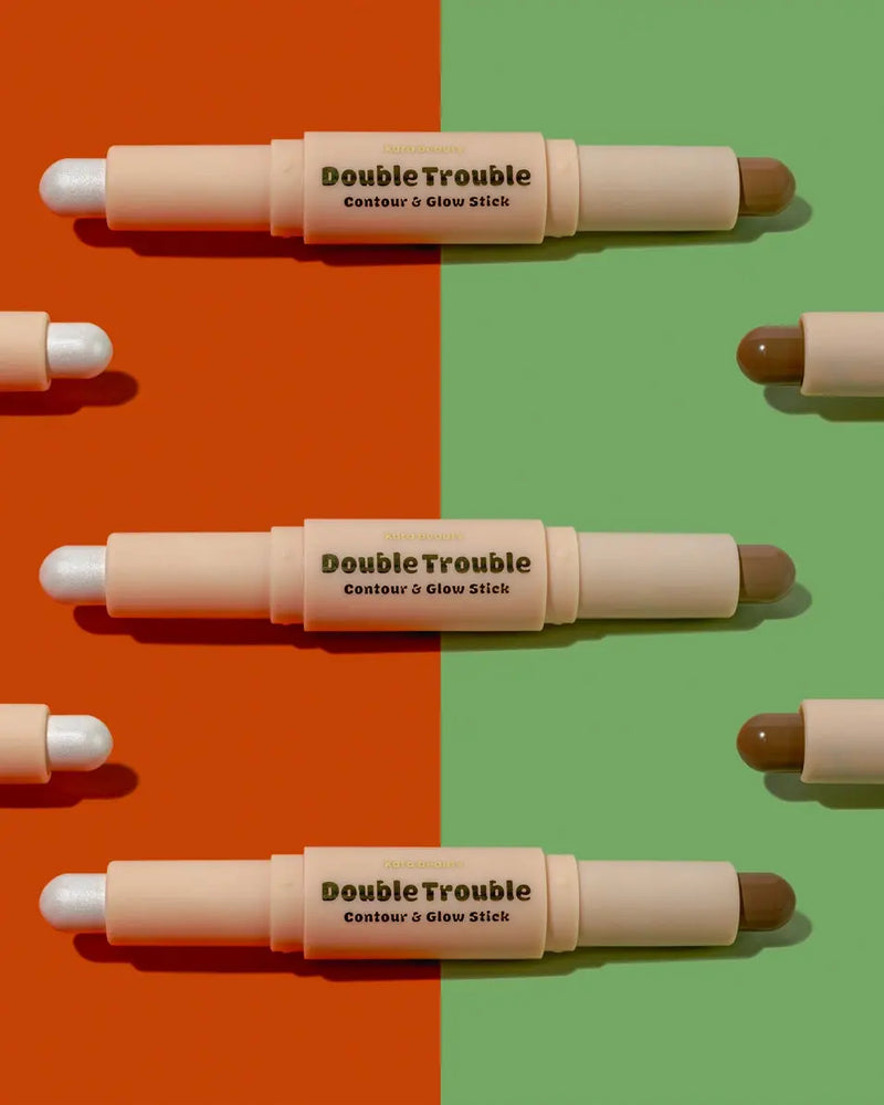 Kara Beauty Double Trouble Contour & Glow Stick Ash Brown