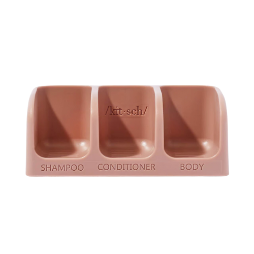 Kitsch Bottle-Free Beauty Selfdraining Soap Dish Terracotta