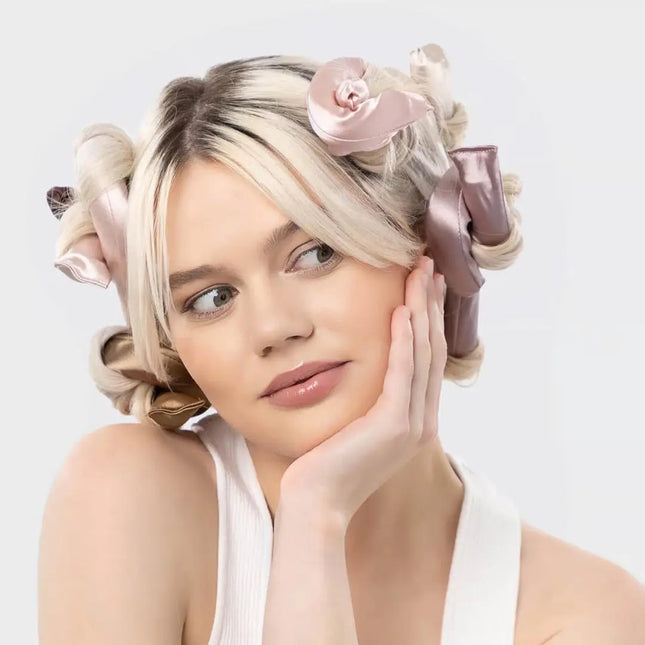 Kitsch Satin Wrapped Flexi Rods Rosewood