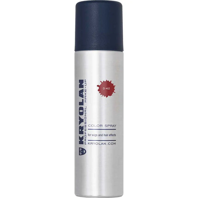 Kryolan Professional Make-up Color Spray D42 Dark Red