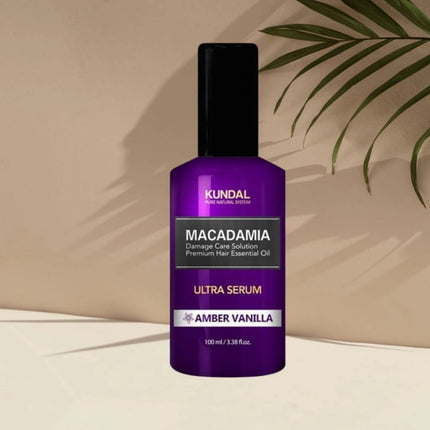 Kundal Macadamia Hair Serum Amber Vanilla