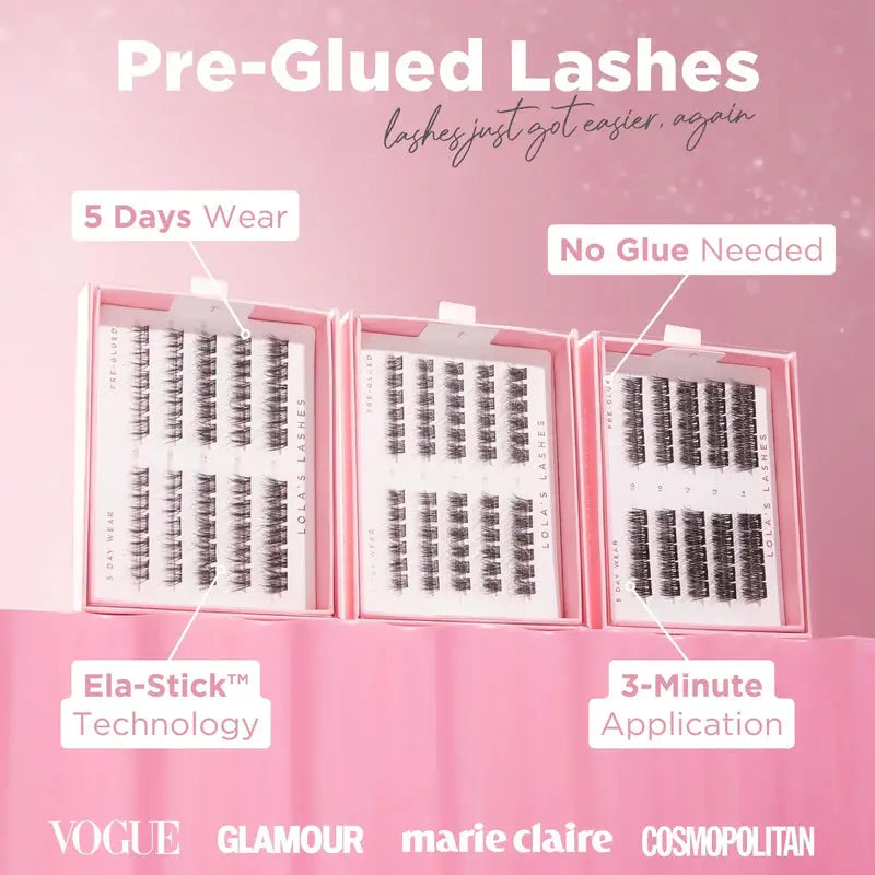 Lola's Lashes Feathered Volume Pre-Glued Lashes