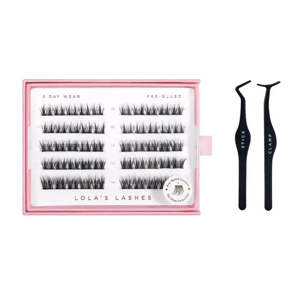 Lola's Lashes Soft Definition Pre Glued Lashes set