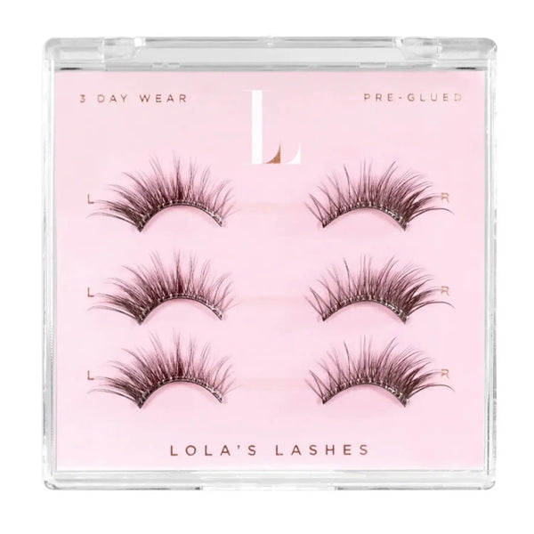 Lola's Lashes Tapered Flick Half Lashes Brown
