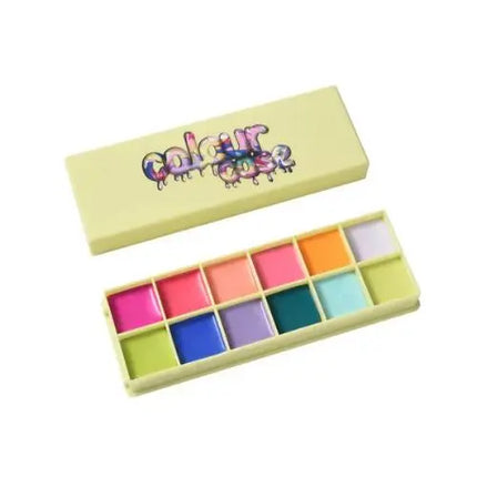 Made By Mitchell Colour Case Cosmetic Paint Palette & Brush Set The Electrics