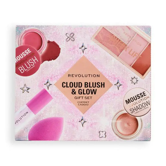 Makeup Revolution Cloud Blush and Glow Highlight Gift Set