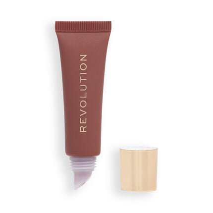 Makeup Revolution Juicy Peptide Lip Balm Nude Latte