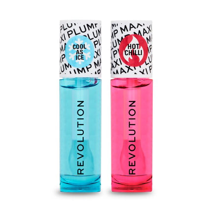 Makeup Revolution Maxi Plump Cool As Ice and Hot As Chilli Lip Set