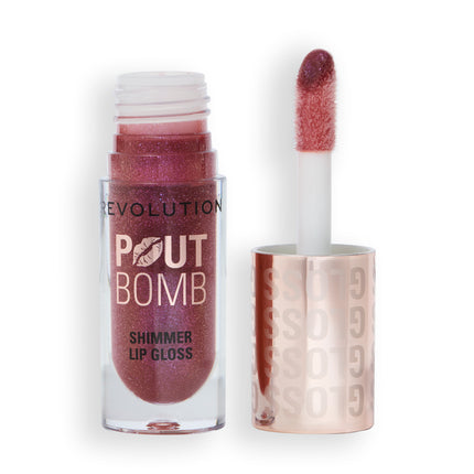 Makeup Revolution Pout Bomb Shimmer Gloss Berry Lustre