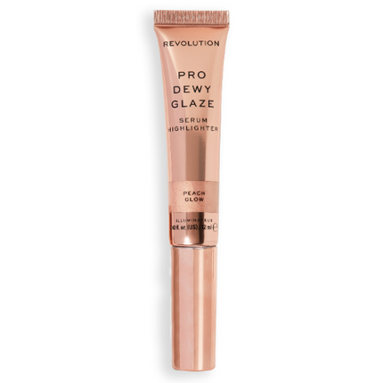 Makeup Revolution Pro Dewy Glaze Serum Highlighter Peach Glow