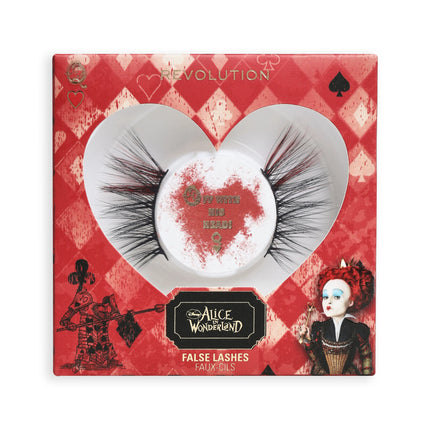 Makeup Revolution x Alice in Wonderland Red Queen False Lashes