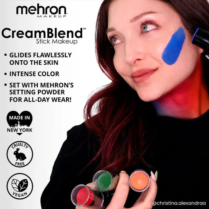 Mehron Makeup CreamBlend Stick Moonlight White