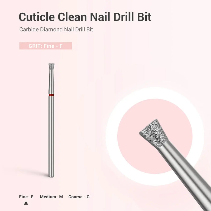 MelodySusie Inverted Tapered Cuticle Clean Nail Drill Bit 6,7mm