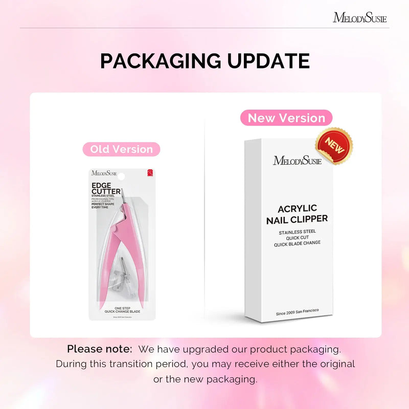 MelodySusie Stainless Steel Edge Cutter Pink